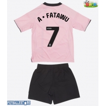 Leicester City Issahaku Fatawu #7 Tredjedraktsett Barn 2025-26 Kortermet (+ Korte bukser)